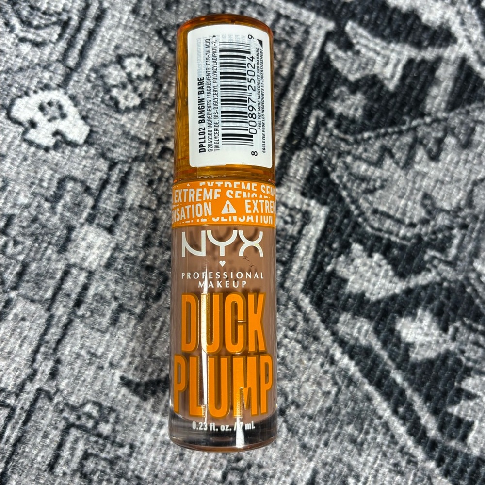 👄NYX👄Duck Plump Lip Gloss in Bangin’ Bare New and‎ Manufacturer Sealed